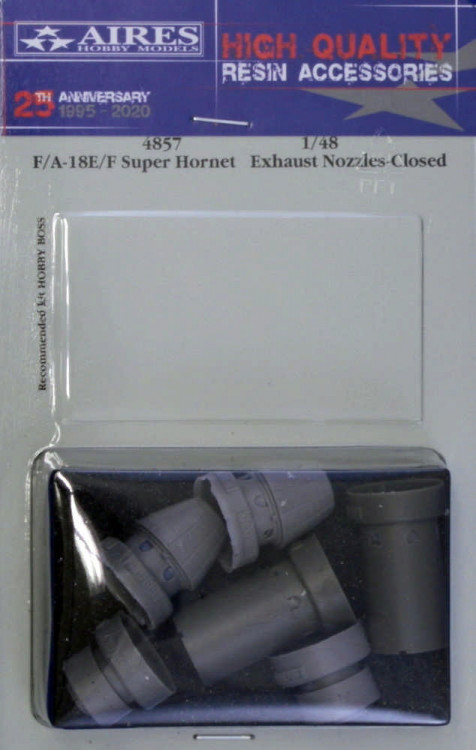 Aires 4857 F/A-18E/F S.Hornet exh.nozzles closed (HOBBY) 1/48
