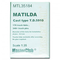 Master Club MTL-35184 Tracks for Matilda T.D.5910 cast type 1/35
