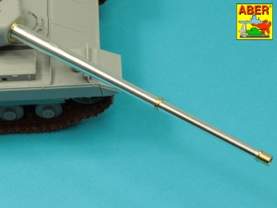 Aber 35 L-294 120mm L1A1 barrel for FV214 Super Conqueror Mark I (designed to be used with Dragon kits)[Conqueror British Heavy Tank] 1/35