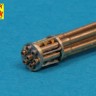 Aber A48050 Set of barrels for 20 mm gun M61A1 used in modern U.S. aircraft 1/48