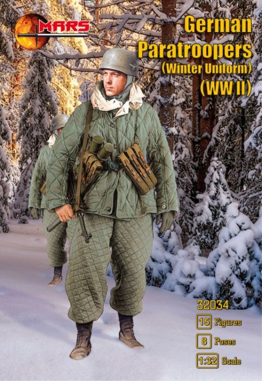 Mars MAR32034 WWII German Paratroopers (Winter Uniform) 1/32