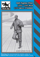 Black Dog F32044 RAF Fighter pilot 1940-45 No.4 (1 fig.) 1/32