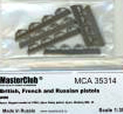 Master Club MCA35314 Пистолеты Тройственного союза (4 Наган модель1895,4 пистолет Ruby , 4 Webley MK. VI) 1/35