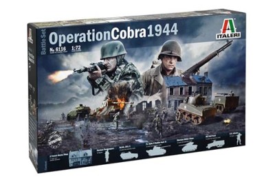 Italeri 06116 Миниатюра OPERATION COBRA 1944 - BATTLE SET 1/72