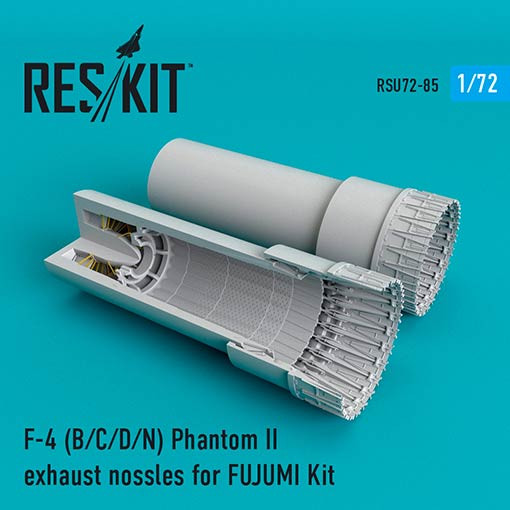 Reskit RSU72-0085 F-4 Phantom II (B/C/D/N) exhaust (FUJI) 1/72