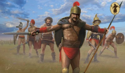 Strelets STRM110 Spartacus Army before Battle 1/72