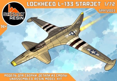 Sarmat Resin SRa72003 Lockheed L-133 Starjet 1/72