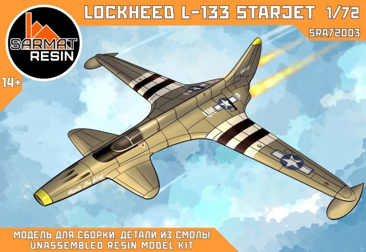 Sarmat Resin SRa72003 Lockheed L-133 Starjet 1/72