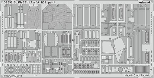 Eduard 36396 Sd.Kfz 251/1 Ausf.A 1/35