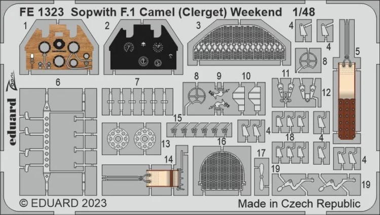 Eduard FE1323 Sopwith F.1 Camel (Clerget) Weekend (EDU) 1/48
