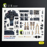 Reskit K32045 Bf-110D - interior 3D (DRAG/H.2000) 1/32