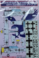 Kora Model DEC72254 N.A. NAA-57P-2 (Luftwaffe) Part I. декали декали 1/72
