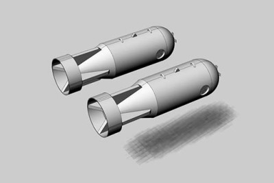 Brengun BRL48147 Mk54 depth charge - 2 pcs. (resin set) 1/48