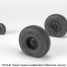 Armory ARAW35305 Boeing/Hughes AH-64A Apache wheels with weighted tires/tyres, spoked hubs 1/35