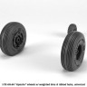 Armory ARAW35305 Boeing/Hughes AH-64A Apache wheels with weighted tires/tyres, spoked hubs 1/35