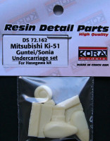 Kora Model DS72162 Mitsubishi Ki-51 Guntei/Sonia Undercarriage 1/72