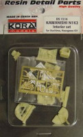 Kora Model DS7216 Kawanishi N1K2 Interior Set (TAM/AOSHIMA) 1/72
