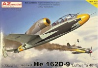 Az Model 78037 Heinkel He 162D-9 'Luftwaffe 46' (3x camo) 1/72