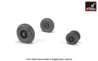 Armory ARAW72331 Grumman F-14A/B Tomcat wheels with weighted tires/tyres 1/72