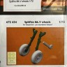 Eduard 672434 BRASSIN Spitfire Mk.V wheels (EDU) 1/72
