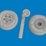 Eduard 672434 BRASSIN Spitfire Mk.V wheels (EDU) 1/72