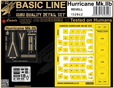 HGW 132842 Hurricane Mk.IIb (REV) BASIC LINE 1/32