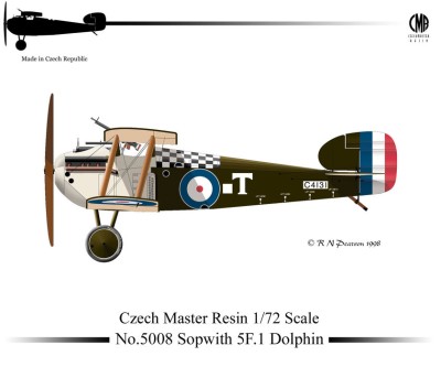 CZECHMASTER CMR-72008 1/72 Sopwith 5F.1 Dolphin