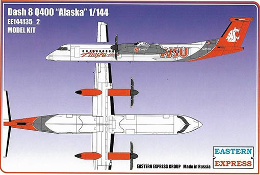 Восточный Экспресс 144135-2 1/144 Dash 8 Q400 Alaska