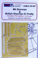 AML AMLE50007 Fenders for British Sherman Ic Firefly (TAM) 1/48