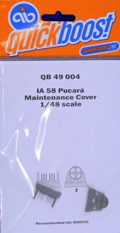 Quickboost QB49 004 IA 58 Pucara maintenance cover (KIN) 1/48