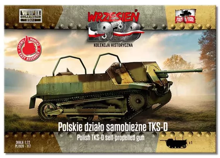 First To Fight FTF-72117 Polish TKS-D self-propelled gun 1/72