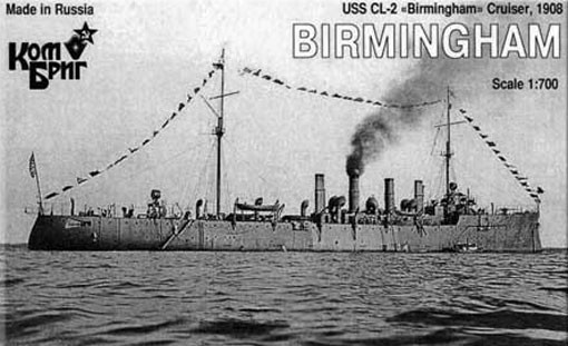Combrig 70089 USS Birmingham Крейсер 1908 (1/700) 1/700