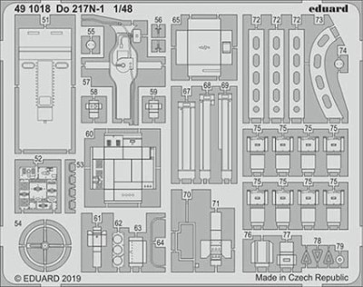 Eduard 491018 SET Do 217N-1 (ICM)
