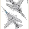 Clear Prop D72009 Decal MiG-23ML, MLD, P, MLAE English stencils 1/72