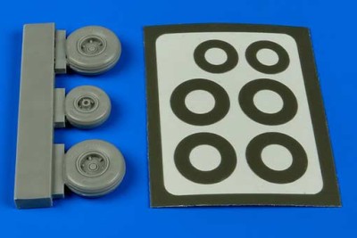 Aires 4643 Cessna A-37 wheels &amp; paint masks 1/48