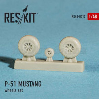 ResKit RS48-0012 P-51 MUSTANG wheels set 1/48