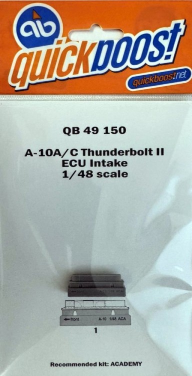 Quickboost QB49150 A-10A/C Thunderbolt II ECU intake (ACAD) 1/48