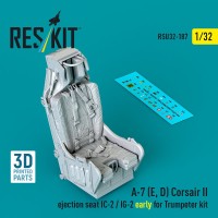 Reskit U32187 A-7 E/D Corsair II ej.seat IC-2 / IG-2 early 1/32
