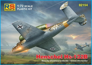 RS Model 92154 Henschel Hs-132 B with Jumo004 1/72