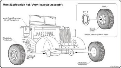 CMK B72016 Sd. Kfz.9 Famo wheels for REV/ Trump 1/72