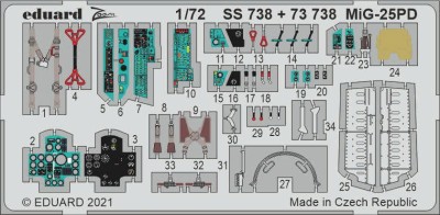 Eduard SS738 MiG-25PD (ICM) 1:72