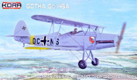 Kora Model KPK72061 Gotha Go 145A German Training Plane (4x camo) 1/72