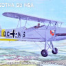 Kora Model KPK72061 Gotha Go 145A German Training Plane (4x camo) 1/72