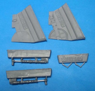 Vector VDS48-150 ЛаГГ-3 66 серия (Звезда) армированные стойки и створки шасси 1/48