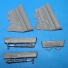 Vector VDS48-150 ЛаГГ-3 66 серия (Звезда) армированные стойки и створки шасси 1/48