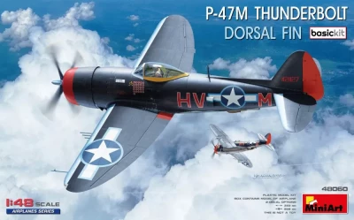 Miniart 48060 P-47M Thunderbolt Dorsal Fin (BASIC KIT) 1/48