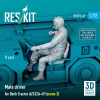 Reskit F72067 Male driver for Deck Tractor A/S32A-49 type 2 1/72