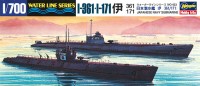 Hasegawa 49433 Подводная лодка SUBMARINE I-361/I-171 1/700