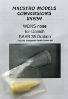 Maestro Models MMCK-4834 1/48 WDNS nose for Danish SAAB 35 Draken