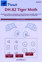 Peewit PW-M72090 1/72 Canopy mask DH.82 Tiger Moth (AIRFIX)